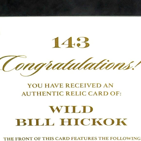 Authentic Wild Bill Handwriting Relic Piece of History Gunslinger Folk Hero - Picture 3 of 4